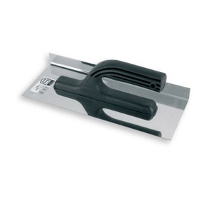 Stainless angular trowel 270*100*25mm plastic handle