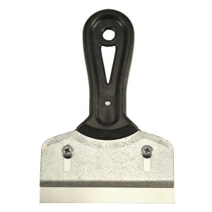 Paint scraper with removal blade